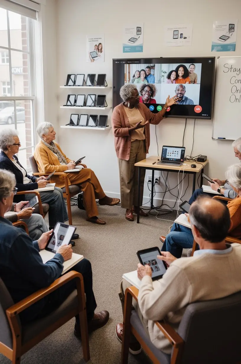 Professional business solutions illustration